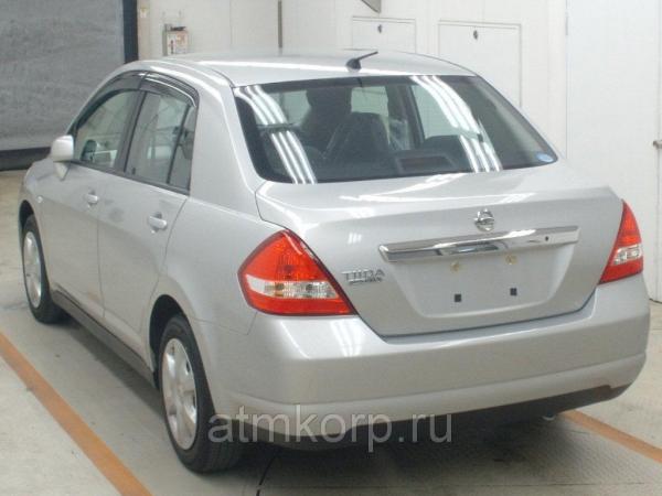 Седан NISSAN TIIDA LATIO кузов SC11 пробег 61 тыс км цвет блестящее серебро — фото 2